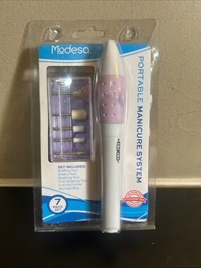 Modesa Portable Manicure System 7 pc Set